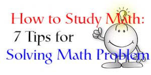 Tips to Solve Math Problem