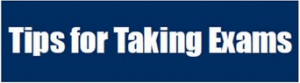 Test Taking Strategies for Math Exam