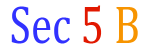 Sec 5 B - IGCSE O Levels Mathematics