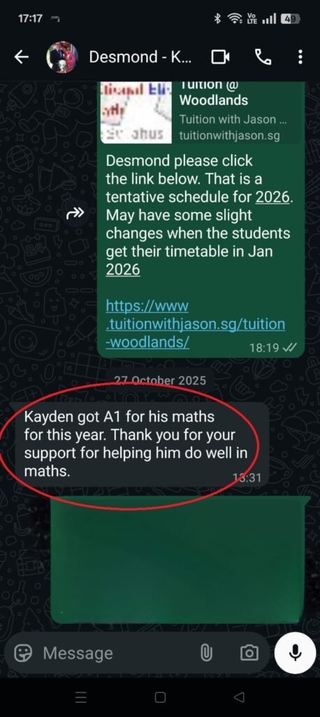 desmond kyden testimonial best math and additional math tuition near you.
