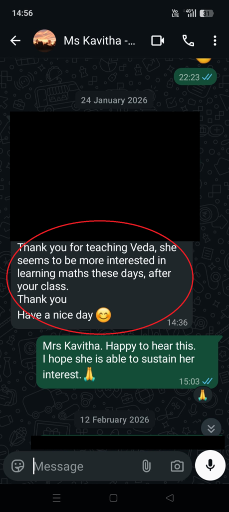 veda testimonial of tuition with jason, a-math and e-math. best math tuition woodlands jurong west, boon lay, taman jurong, yew tee, choa chu kang, marsiling, admiralty, sembawang